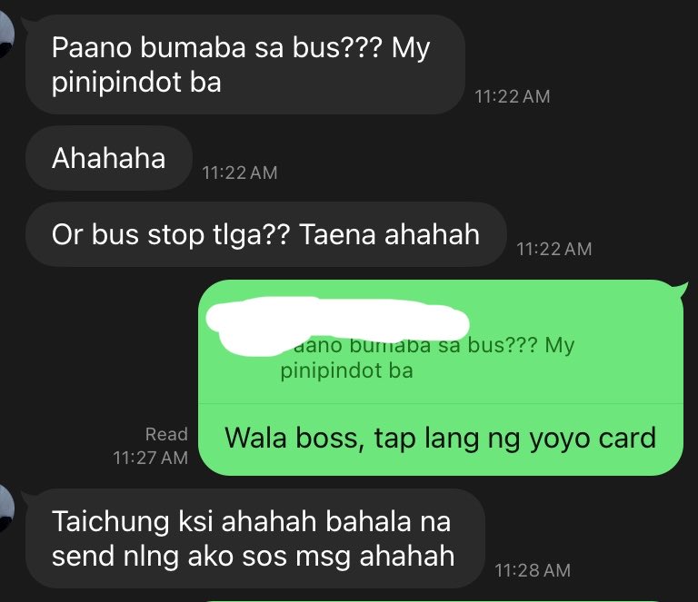 dnchrltt's tweet photo. Way papunta lang naituro ko, dapat pala pati kung paano bumaba ng bus. hahahaha kulit https://t.co/D1V4KpRQeW