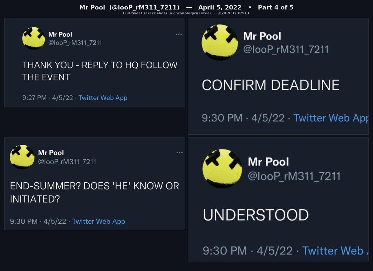 XRPee3's tweet photo. If you’ve been tracking Mr. Pool’s posts from back in April (4th month) and wondering why we didn't see the immediate action everyone expected, you’re looking at the wrong clock.

You have to throw out the Gregorian calendar and look at other calendars.  Lets use the Islamic (Hijri) Calendar for example. A lot of people miss this, but the Hijri calendar is strictly lunar.

As we cross into mid-to-late September we will enter the 4th month. The first day (4/1) would be September 13th. 

Example:
(3/28 is 9/10)   (4/6 is 9/18)
(3/29 is 9/11)    (4/7 is 9/19)
(3/30 is 9/12)   (4/8 is 9/20)

This stands out to me because a bunch of Pools April posts seem to be about price and excitement. 

This calendar being used wouldn’t cancel out other ones we use because riddlers definitely used multiple calendars for different years. 

And it can't be a coincidence that 3/29 would land on 9/11 and the pool post below is dated 3/29 with the time 11:27 (9:11). With all that being said this just furthermore proves that the party gets started as we enter Autumn 🍂

Here's another interesting thing I noticed. BG123 also mention celebrate the first of May. 5/1 on this specific calendar would be 10/11. That's a day after @_Mr_Pool_ logged back into his account after leaving us.

Summer 589 Winter 
Regulatory clarity and Iran war communications?