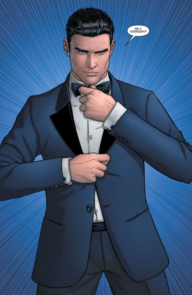 MonsterDoll13's tweet photo. I know I'm late, but Nic in this tux has sealed the deal; he is the embodiment of Dick Grayson, aka Nightwing.  I did a double take when I saw the colour. 

I know Nic doesn't have the ICONIC cheesecake 🤲, but his personality makes up for it.
#NicVansxCreativeArtsEmmys https://t.co/Wr2cWC1cD1
