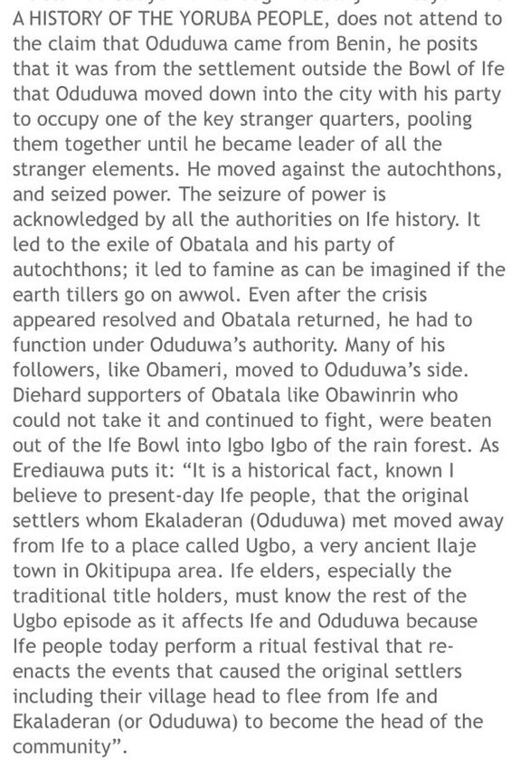Ovbiedo_'s tweet photo. Oba Erediauwa already informed you, Ifecentric, that Oduduwa was our son. Oba Eweka II also took time during his coronation, in the presence of the Ooni of Ife and other royal visitors, to explain Oduduwa’s origin. The Olu of Ugbo knows this history. https://t.co/Zzfd2lrEBM