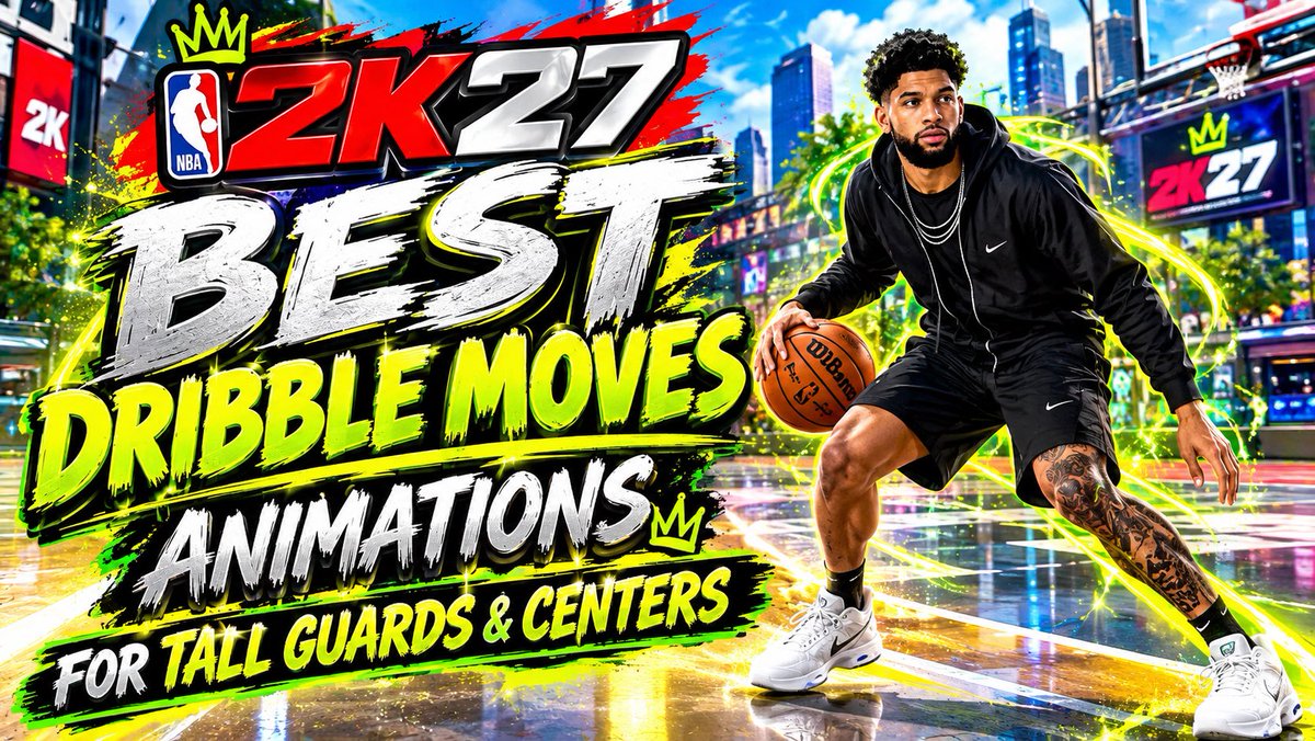 bjayfromthek's tweet photo. “BEST” DRIBBLE MOVES &amp; ANIMATIONS IN NBA 2K27 FOR TALL GUARDS &amp; CENTERS #nba2k #nba2k27 #nba2kcommunity #fyp 

https://t.co/HCngDsU5Iv https://t.co/mV4NQUPeqv