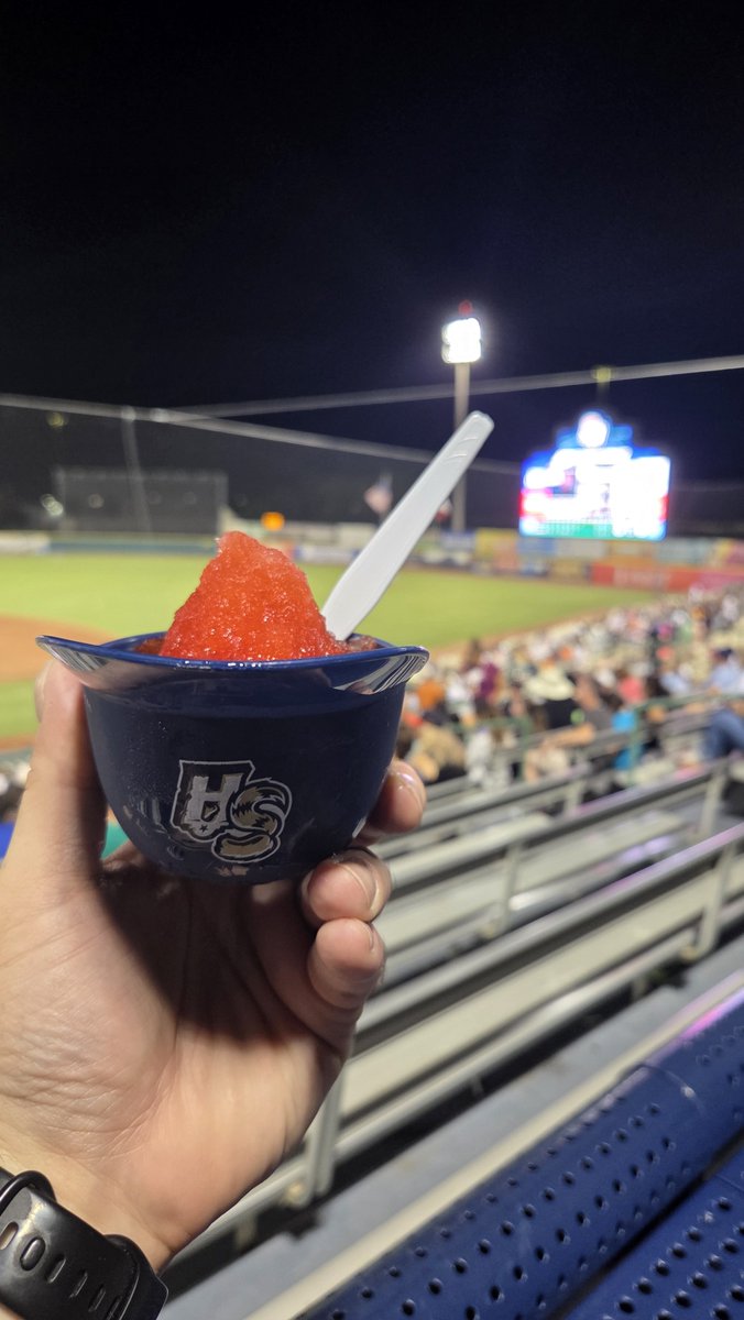baseballmapper's tweet photo. It's Texas, so a snowcone is mandatory items. #BasicTraining #SanAntonio #JBLackland https://t.co/t0RMbaoU84