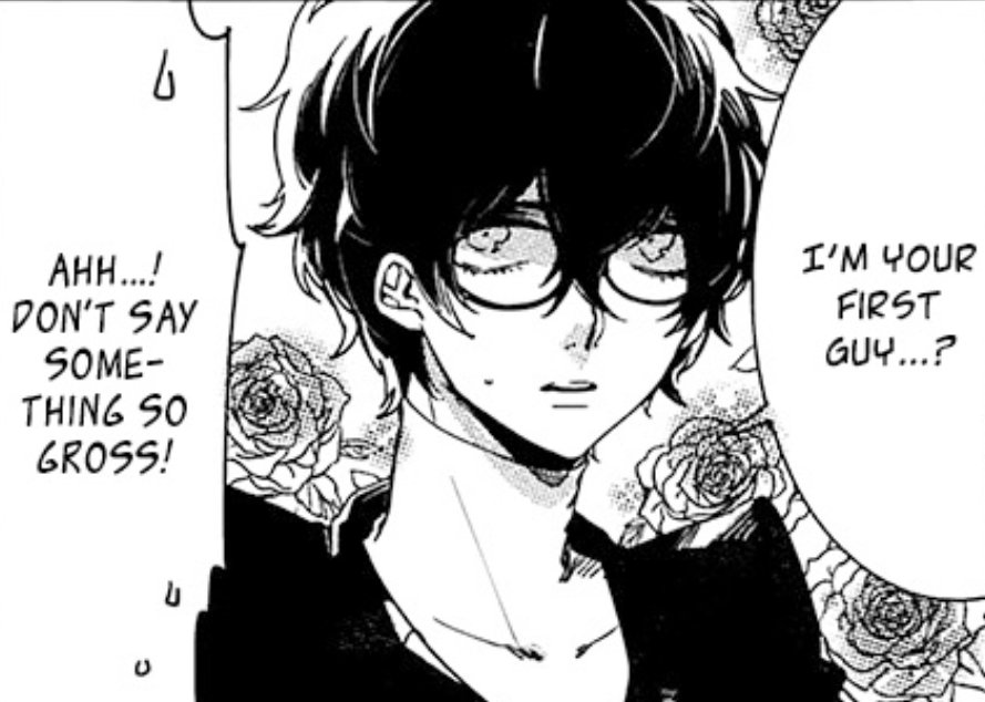 snekpross's tweet photo. akiren is so brooding and cute in this... https://t.co/aXKX6W7mRF