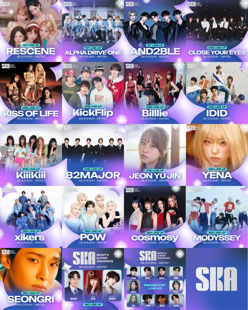hearto2heart's tweet photo. 260906 스포티비 케이팝 어워즈 SKA 대리찍사

알파드라이브원 ALPHADRIVEONE
킥플립 Kickflip
앤더블 AND2BLE
82메이저 82MAJOR
아이딧 IDID 
키스오브라이프 KISSOFLIFE
리센느 RESCENE
키키 KiiiKiii
빌리 Billlie

댈찍 대리캠 댈캠 데이터 DATA https://t.co/5ItCjq44YB