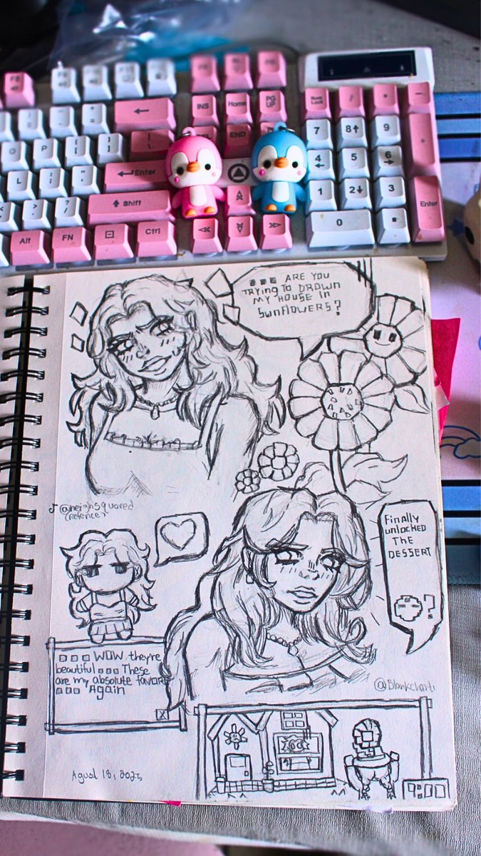 auggie55X's tweet photo. @mistefoxzi Thank you! I just have goofy sketches for now lol  this Haley from Stardew https://t.co/xpQU197vAa