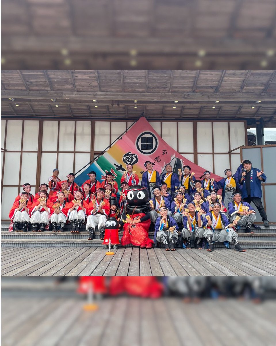 kokushicom's tweet photo. 9/5（土）に開催された
「#たびひろよさこい」に参加いたしました！

あいにくの曇り空でしたが踊り子たちの
弾ける笑顔と演舞をお届けできたのでは
ないかと思います✨

会場に来てくださったお客さま、企画・
運営スタッフの皆さま本当にありがとう
ございました😊

#國士舞双2026
#國士舞双
#宝船 https://t.co/fzrDRq5bVM
