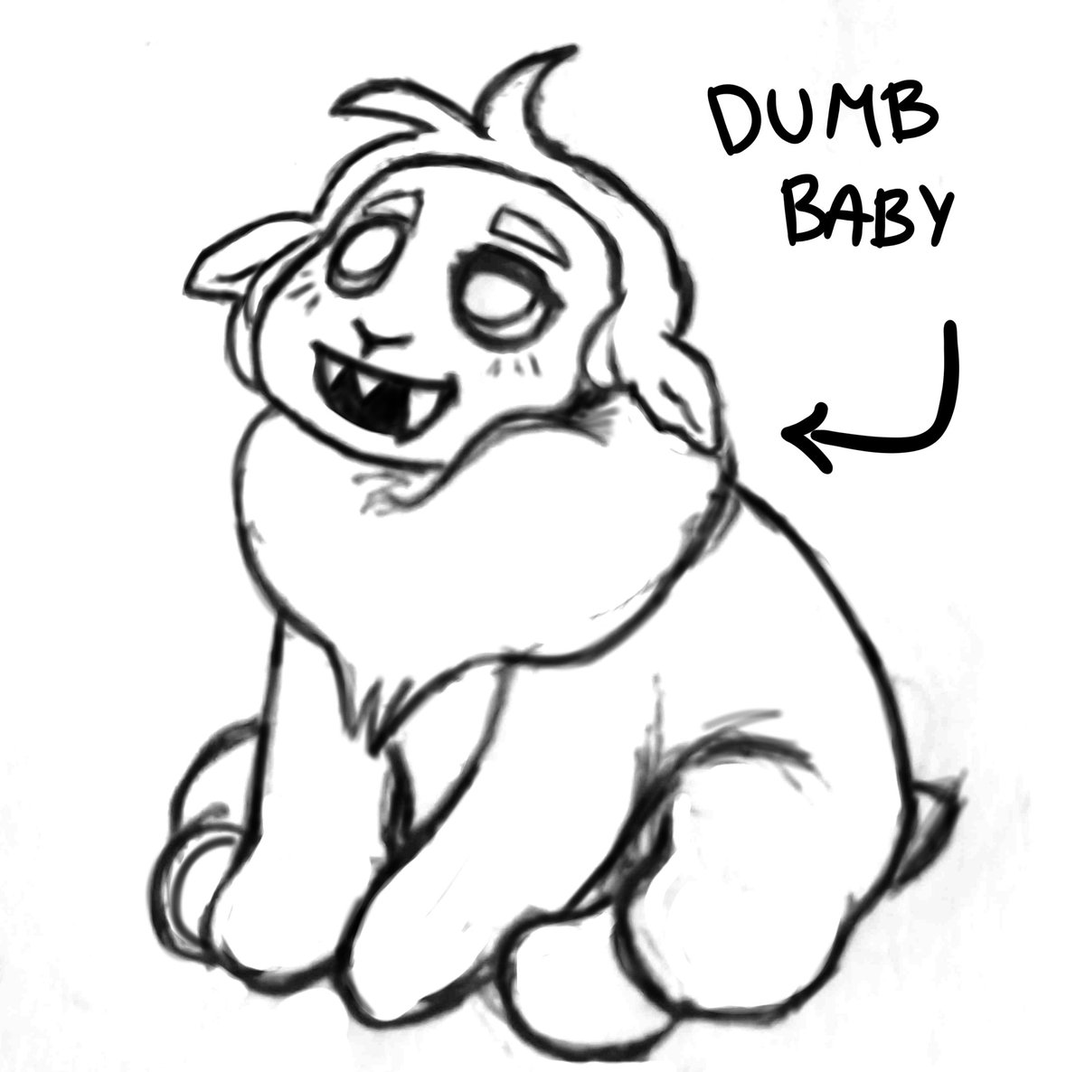 handymecha's tweet photo. hi Hi hi baby Oly because why not, I modified it a little from my other designcough cough Im too lazy to color ittttt what he lookin at // https://t.co/D00u8JMOke