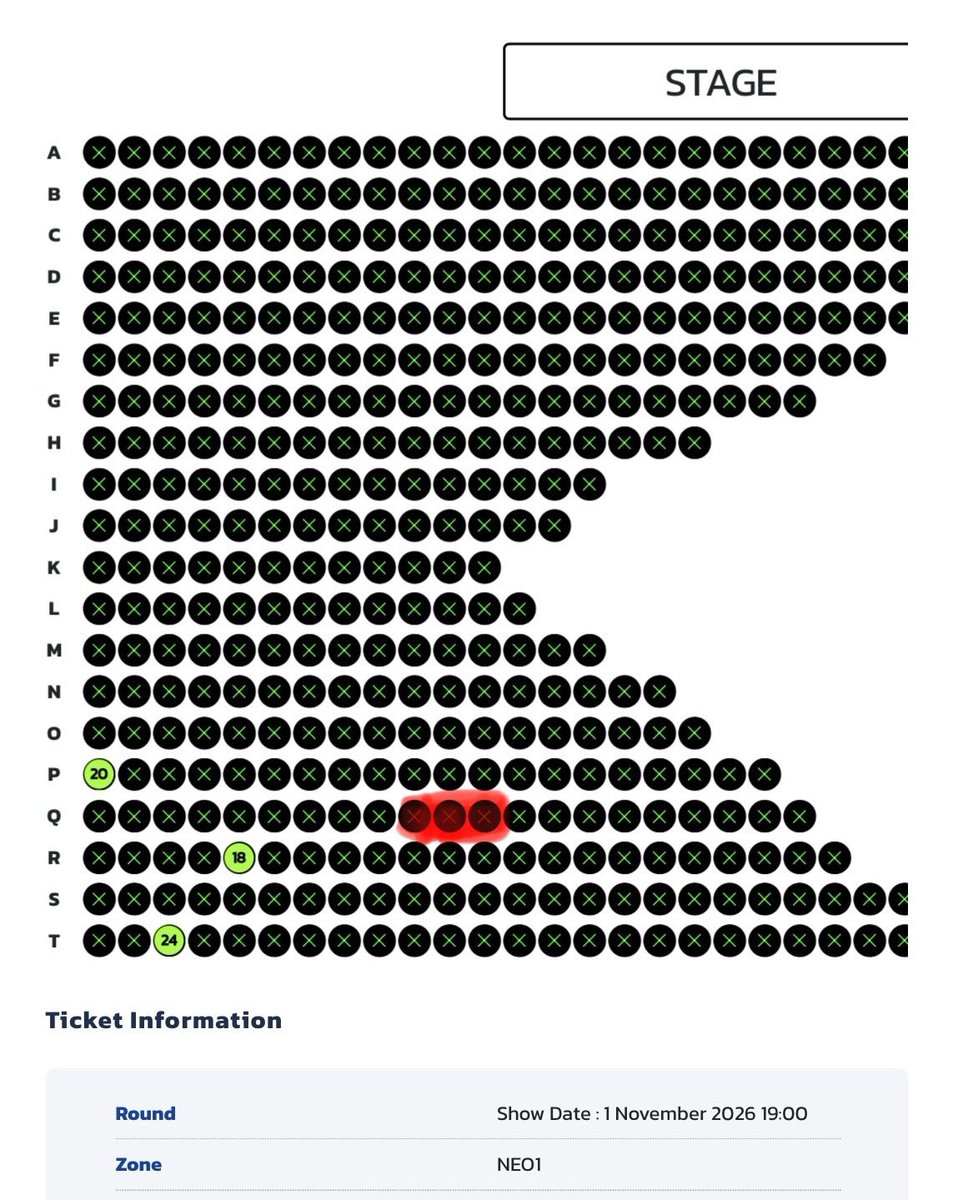 ipeachudotcom's tweet photo. wts / ขาย
sun 1/11

zone: NEO1
row: Q seat ~10-12
⭐️ Original price

มัดจำ / นัดรับได้ค่า

#NCT127_5TH_NEOCITY_BANGKOK_THE_REDLINE https://t.co/iJXwgYPJad