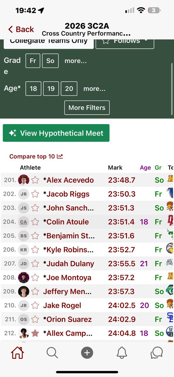 a1l3ex_'s tweet photo. Sept. 5, 2026. Men's XC open 4-mile. 2026 Crush Invitational/State Meet Preview @ Woodward Park. 24:04.8 men's XC open 4-mile time. New Personal Best (PB). 3C2A No.#212. https://t.co/NE8hgfxuAu