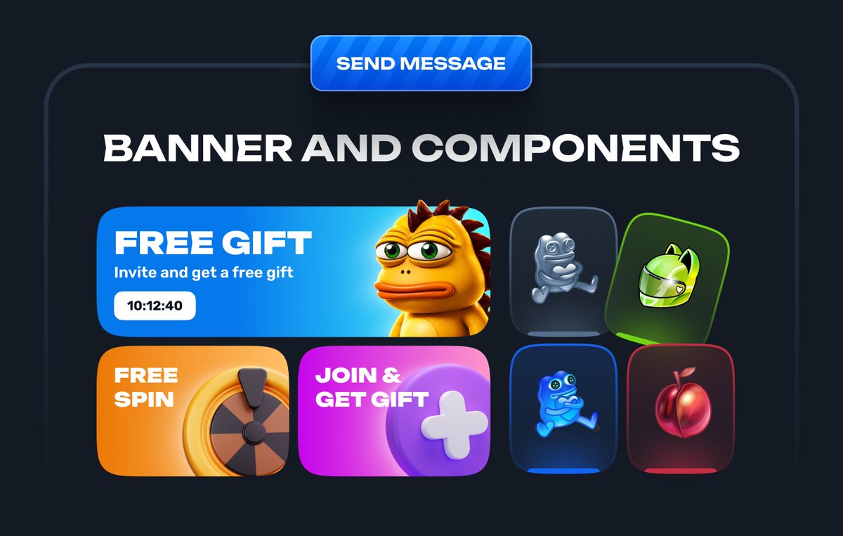 mdmustafiz002's tweet photo. Banners that grab attention. Components that invite interaction.
#UIDesign #GamingUI #BannerDesign #UIComponents https://t.co/WUU1M2pZ0d