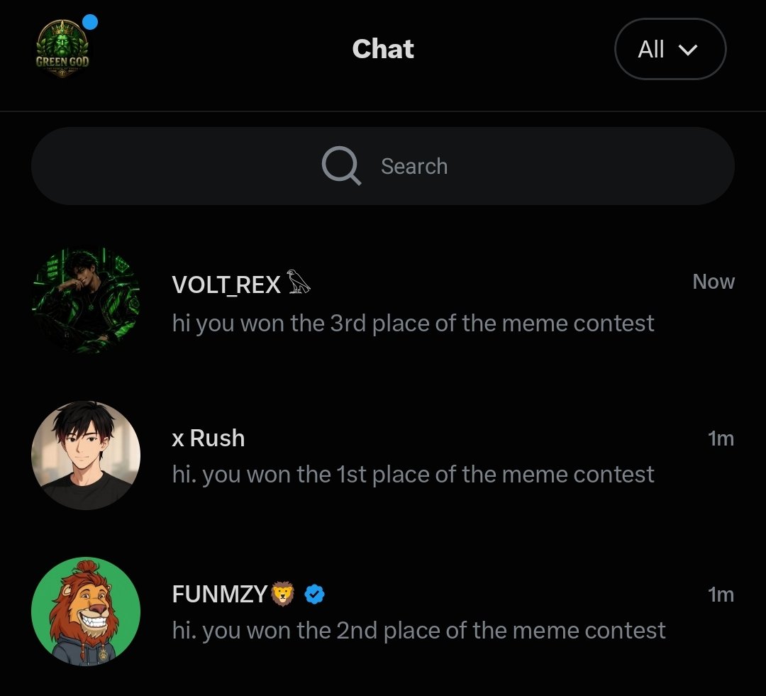 greengod_solana's tweet photo. winners of the meme contest were selected. congratulations for everyone who submitted a meme. https://t.co/rTO1ctYc1K