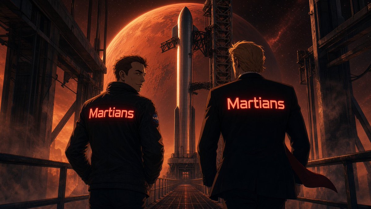 Martians_X's tweet photo. $Martians  承载了 信念与力量！ 这是一次真正的财富之旅！不要轻易的松开你的手✋️，否则你无法和 #Martians 一起升空！🚀💰 https://t.co/S8h9OmG0Mh