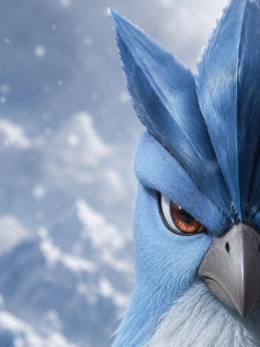 GuruWallpaper1's tweet photo. Legendary Birds &amp; Mewtwo — Close-Up 🧊⚡🔥🧠 https://t.co/JgLLPl9bOy