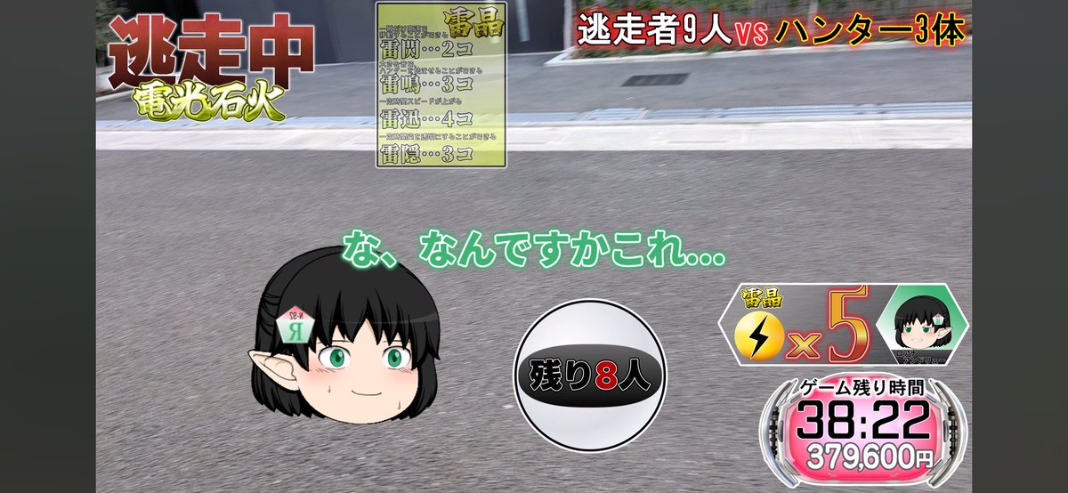 RoanaAndrew's tweet photo. #ゆっくり逃走中
 #ネオンと逃走中

今回も生き残りました。めっちゃ面白かったです。しかし目の前で失格者が出たり、次々と課される問題に応募主はハラハラしながら視聴しています。おそらく、ロアナ本人も適応するのに時間がかかっているかもしれませんね。次回も楽しみにしています！ https://t.co/MLglKFhGMS