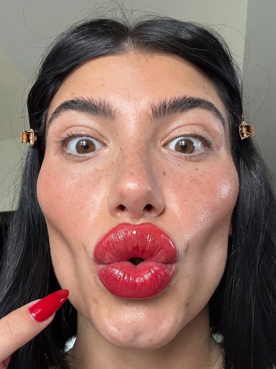 irockrubyxz's tweet photo. bimbo virus got charli!! #AIart #faceporn #bimbo #tiktok #goon #charlidamelio #normalizecharli https://t.co/L4jrvxKxDH