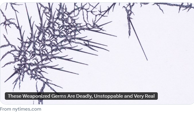 R_H_Ebright's tweet photo. SARS-CoV-2, deadly germ--genetically modified to be human-to-human transmissible, highly virulent, and with no known cure--killed 20 million and erased $25 trillion from the global economy.

The next lab-generated pandemic likely will be even worse. https://t.co/6TBP9QLh1g