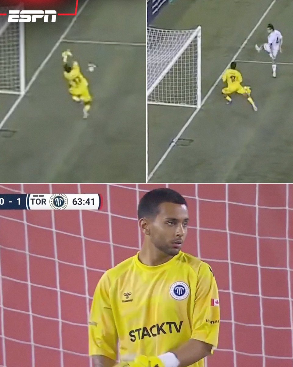 ESPNmx's tweet photo. ¡DEBUTÓ EL HIJO DE JORGE CAMPOS! 🧤🔥

🤩 Antonio Campos hizo su debut como profesional en Canadá con el con el Inter Toronto FC. 

Logró mostrar buenas atajadas. 😎 https://t.co/dU0R9ARei0