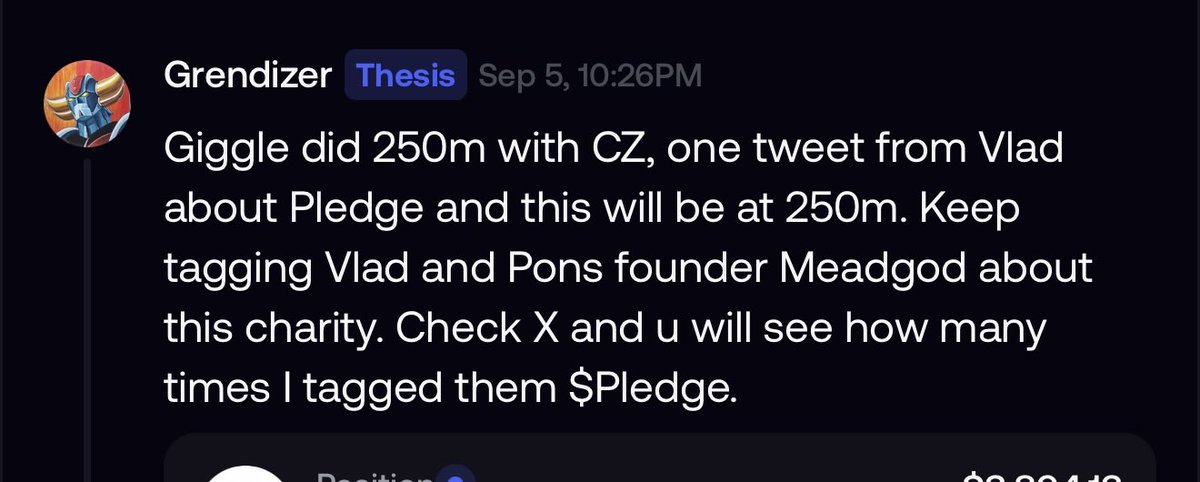redemptionarcc's tweet photo. charity on rh… make a $pledge

0x9e88da78E13755BEa9a4988C987849794Ec3f5e8 https://t.co/StPDkKy1bE