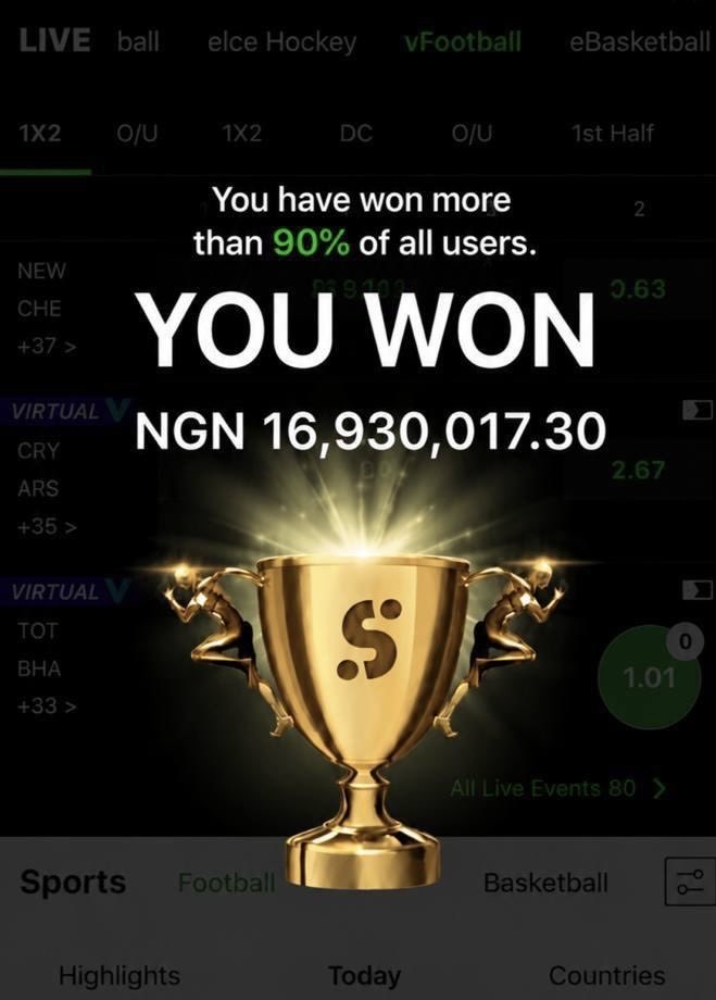 BOSSTIPZ22's tweet photo. 16.9M✅💥🥳
Drop aza if  N20K  is not too small
Crediting from first 198 likes and retweets https://t.co/qNtyo0umRT