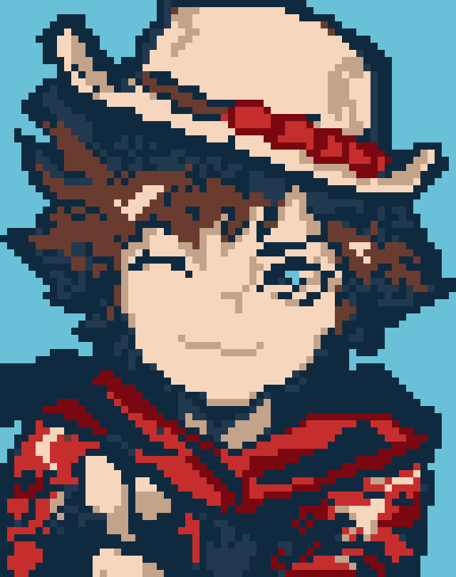 Gibusfur's tweet photo. sora with dante dmc5 faust hat https://t.co/zEiZVGH8XY