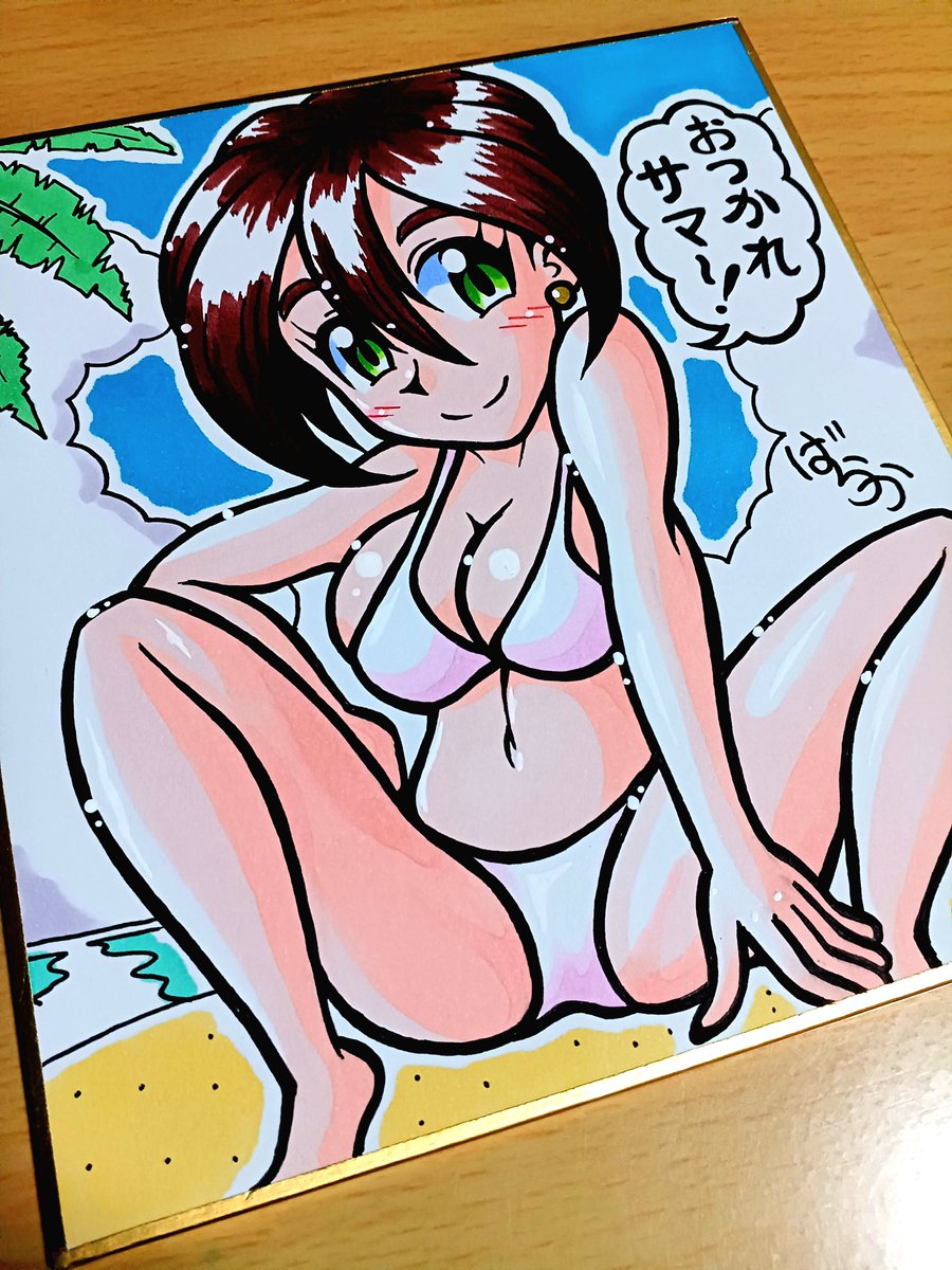 oekaki55baraka's tweet photo. AIじゃありません。手描きです。

あと基本下書きしません。

#イラスト
#Illustrator https://t.co/1kBeBYOPAZ