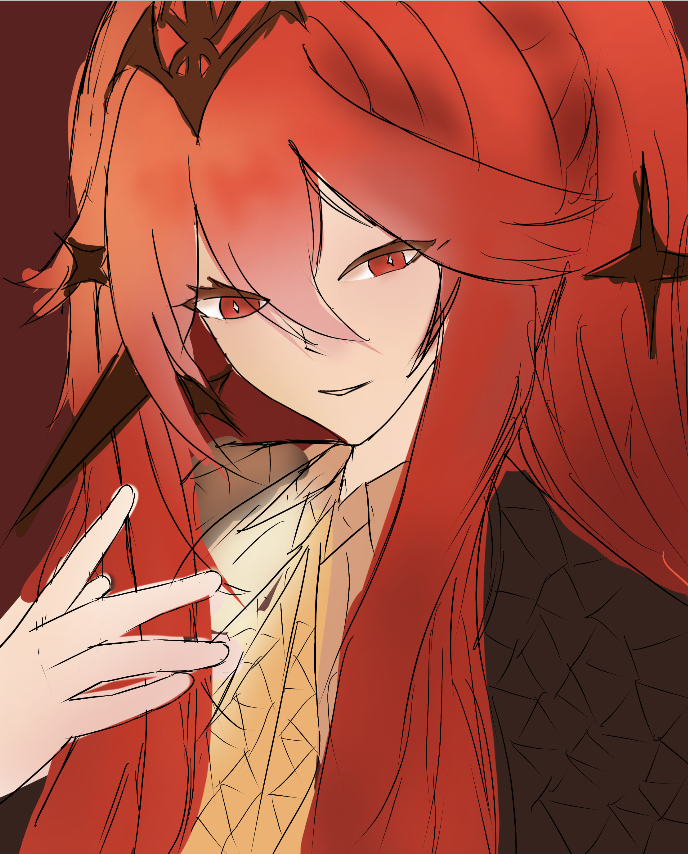 BeaconplayzR's tweet photo. Gave myself an hour do draw and color, can’t say I am happy lmao #obsidianhsr https://t.co/zNKAZvPkLm