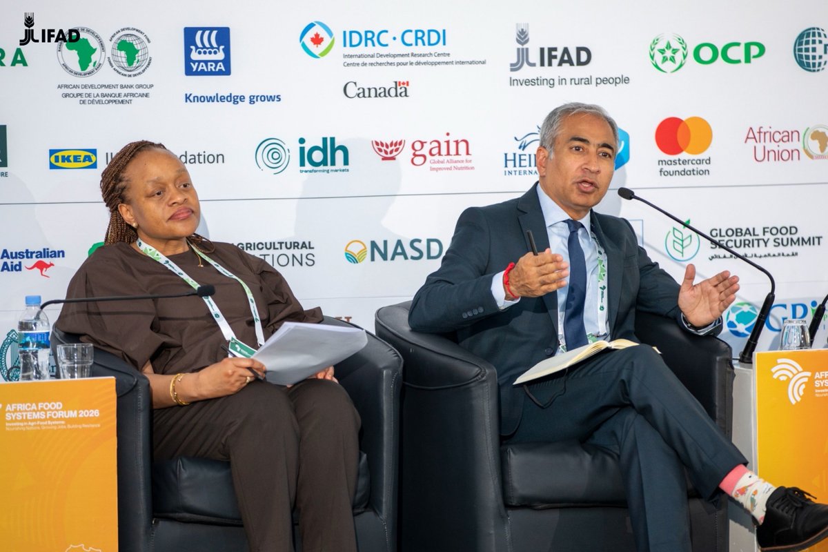 IFAD's tweet photo. At #AFSForum2026, IFAD and the @WorldBankGroup co-hosted the AgriConnect: The Road to 300 Million event. Launched in October 2025, #AgriConnect aims to connect 300 million family and smallholder farmers globally to markets, finance and agricultural services by 2030.
 
One year on, Africa is already playing a leading role. Half of the first 10 AgriConnect country compacts were launched in Africa, and IFAD and the World Bank Group have together reached at least 10 million farmers through targeted investments.
 
In Kigali this week, partners looked at what is working, what we are learning and what needs to happen next. Reaching 300 million farmers will require better connected investments, fewer barriers for farmers and rural businesses, and more practical ways for the private sector to participate. It also means designing investments with scale in mind from the start.
 
AgriConnect is focusing on six areas where there is strong potential to scale up results, including AgTech, innovative finance, farmer cooperatives, infrastructure, policy reform, and skills, extension and research.
 
The next phase will be about turning ambition into coordinated delivery and bringing more partners to the table, including investors, MDBs and other institutions ready to commit resources.

Read more at https://t.co/uCgbjvLuo4
 
#FinancingTheFirstMile | #IFAD14 | @TheAGRF