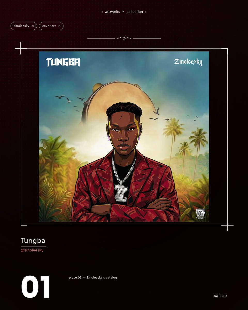 _xthecreator's tweet photo. Tungba to Nostalgia — 4 covers, 4 worlds, all designed by me for @zinoleesky01 🌍 #afrobeats https://t.co/NxxnT7VVbG