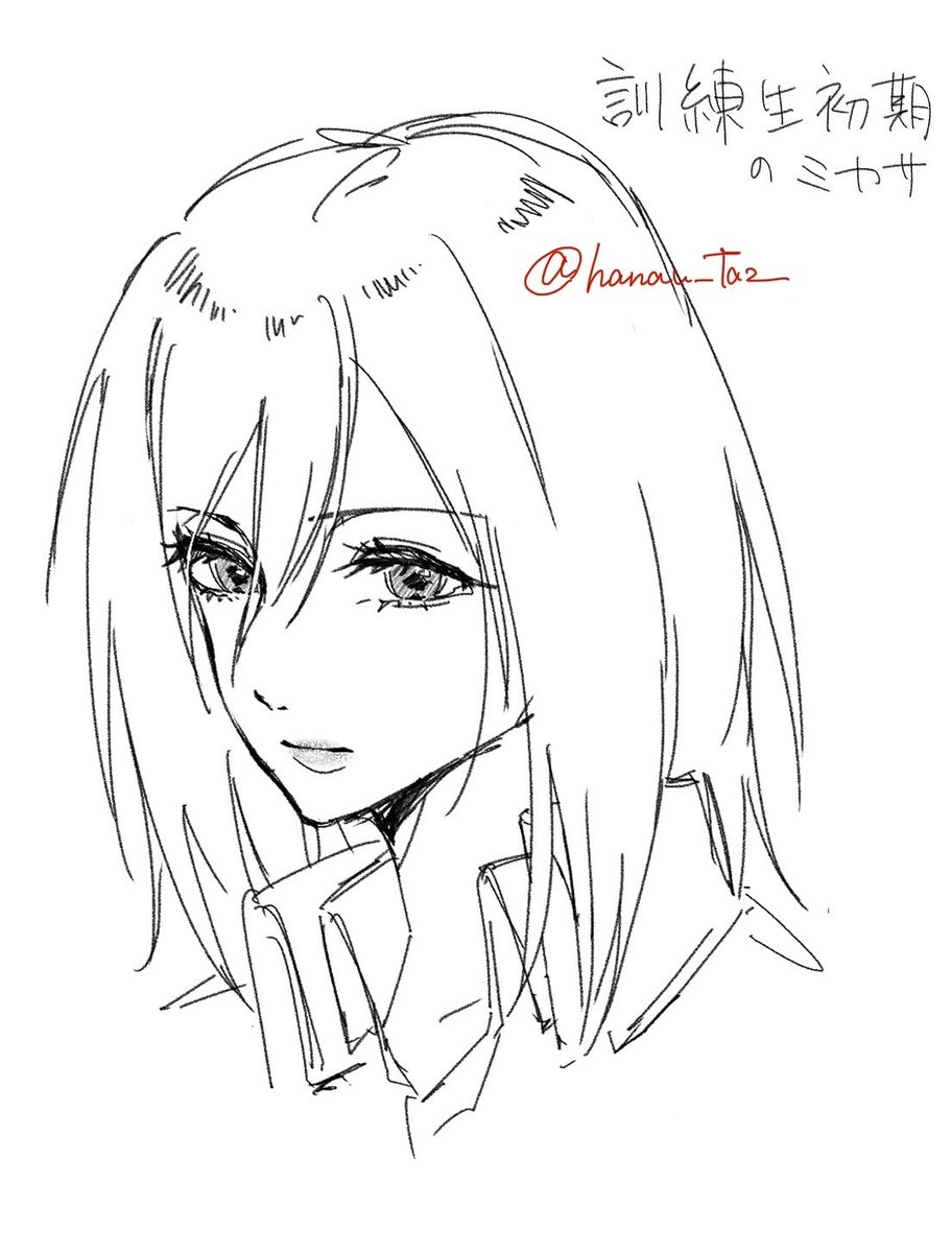 hanau_ta2's tweet photo. #shingeki #進撃の巨人 
絵柄変えてかいてみた https://t.co/Qa9Mo3FXjH