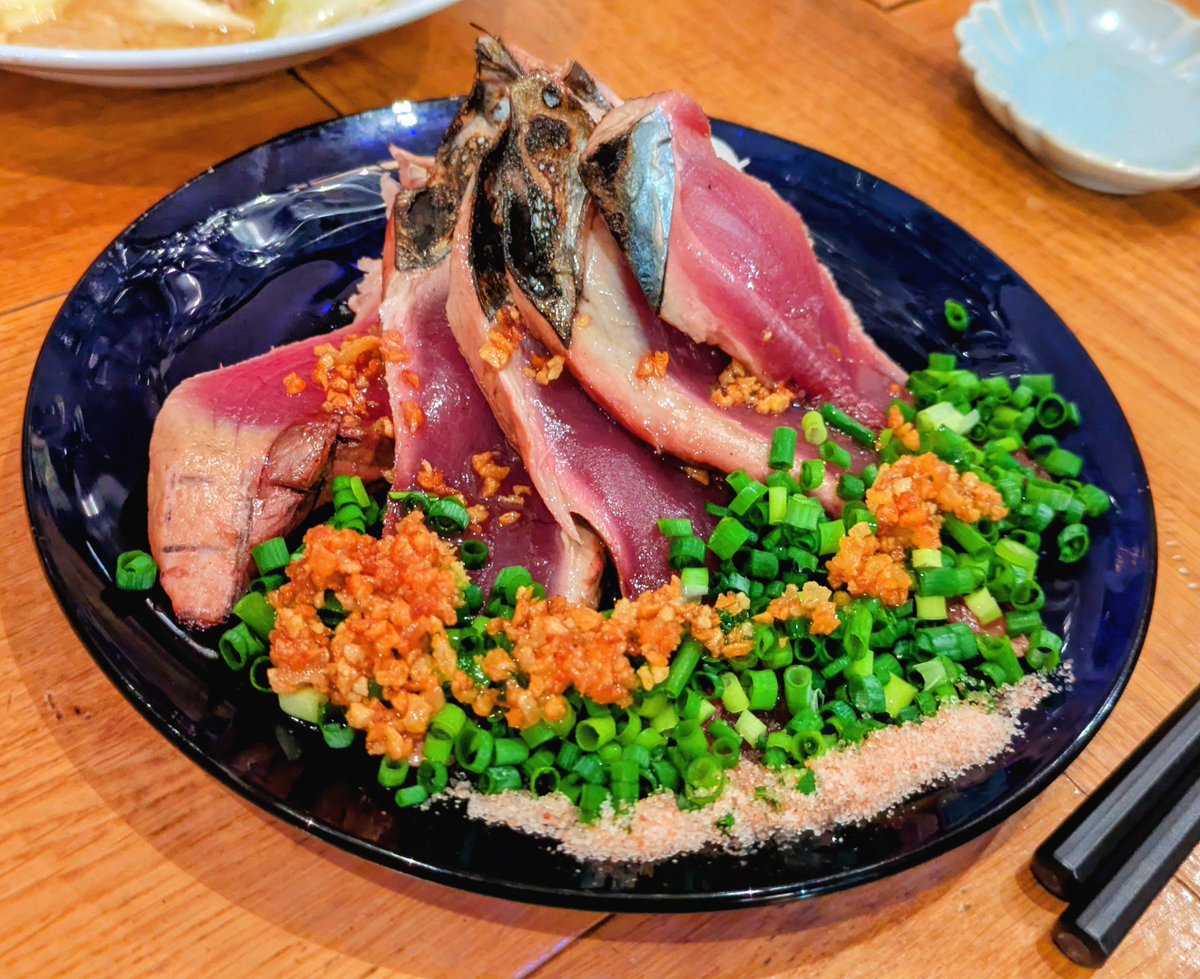 ku_a803's tweet photo. お疲れ様でした！

肉厚カツオが超絶美味！ https://t.co/Qjj1VCfyvu