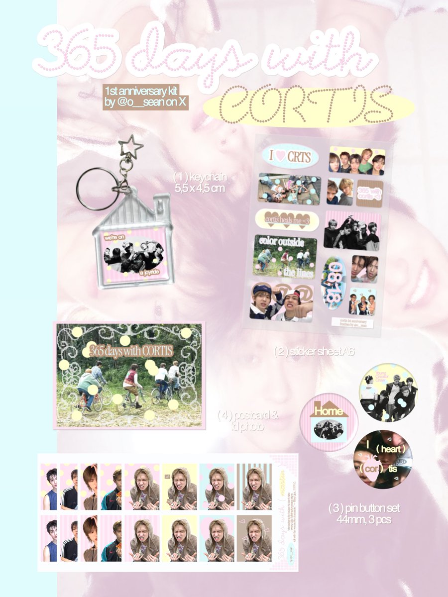 o__sean's tweet photo. [rts &amp; likes are vv appreciated ♥︎]

365 days with cortis 🍥🌐⭐️

★ pre-order period :
6 — 13 September 2026
★ details &amp; order form : 
https://t.co/rSCSsYCPDG

ps : might take a long time during the production process (please wait patiently 🫶🏻)

thank you for your order :3🩷 https://t.co/BavmRdqW3a