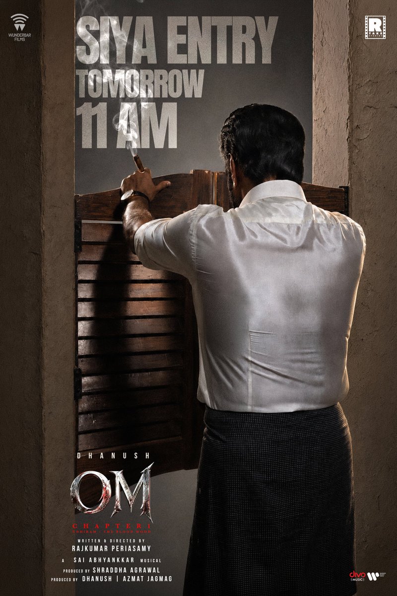 wunderbarfilms's tweet photo. A special entry for a special birthday 🔥

#OM - Siya arrives tomorrow at 11AM.

A @SaiAbhyankkar Musical. 

@dhanushkraja @mammukka @Rajkumar_KP @RTakeStudios @wunderbarfilms @Sai_Pallavi92 #NaseeruddinShah @sreeleela14 @Shra2309 @azy905 @theSreyas @sandy_sashr @vishurams @Ezhil_DOP @kalaivananoffl @iamSandy_Off @kavya_sriram @kabilanchelliah @rajeevan69 @JamRokr @kuchirayar73 @WarnerMusicIN @divomusicindia @ManojMaddyMM @RIAZtheboss @parasriazahmed1 @teamaimpr
