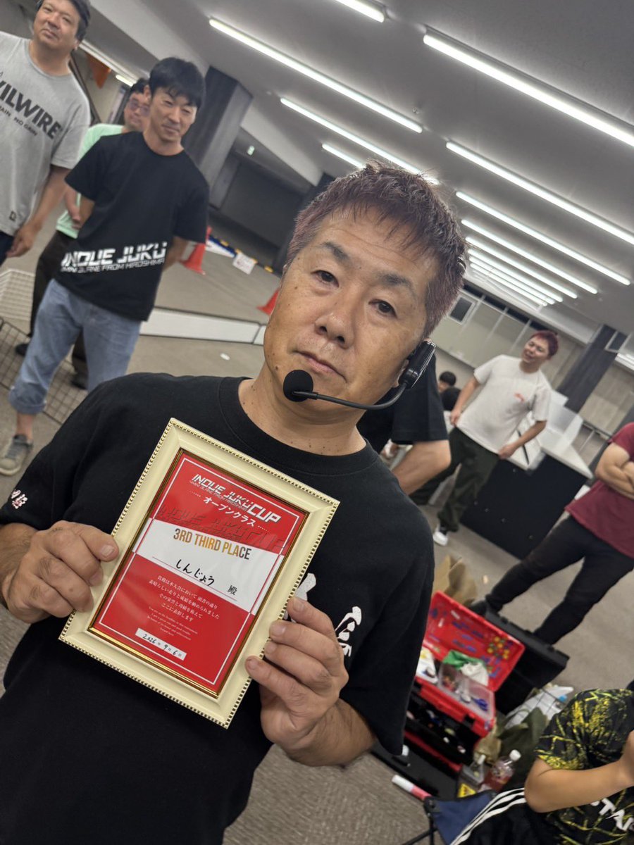 takaryu0515's tweet photo. 第4回井上塾CUPオープンクラス‼️優勝は空気を読まなかったキンパク選手😊🥇㊗️🤣準優勝はジュニアでオープンクラス決勝まで頑張った、あさひ選手‼️㊗️🥈😊3位は、しんじょう選手でした https://t.co/kLgmpOowyD