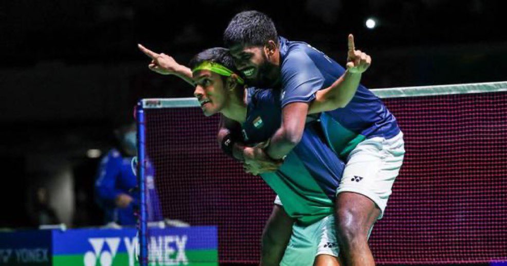 TheKhelIndia's tweet photo. SATWIK &amp; CHIRAG AT CHINA MASTERS 🇨🇳

2019 - Semi Finals
2023 - Runners-up 🥈
2024 - Semi Finals
2025 - Runners-up 🥈 
2026 - Champions 🏆

THE BOYS FINALLY WINS IT! 🥹🔥 https://t.co/acFNF6Cjfv