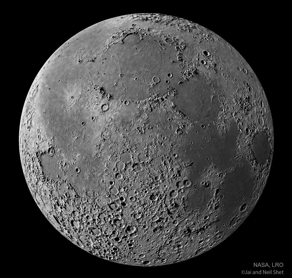_cosmicearth's tweet photo. Sculpted by time, scarred by eternity. 🌕✨Terminator Moon
Image Credit: NASA, Lunar Reconnaissance Orbiter, SVS; Processing &amp; Copyright: Jai &amp; Neil Shet https://t.co/e28ZEw5ueD