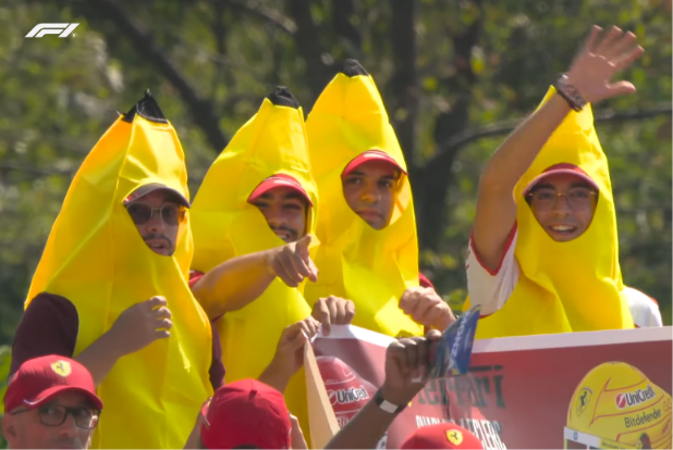 leclercsletters's tweet photo. the bananas 😭😭😭 https://t.co/d4zdeFqS6C