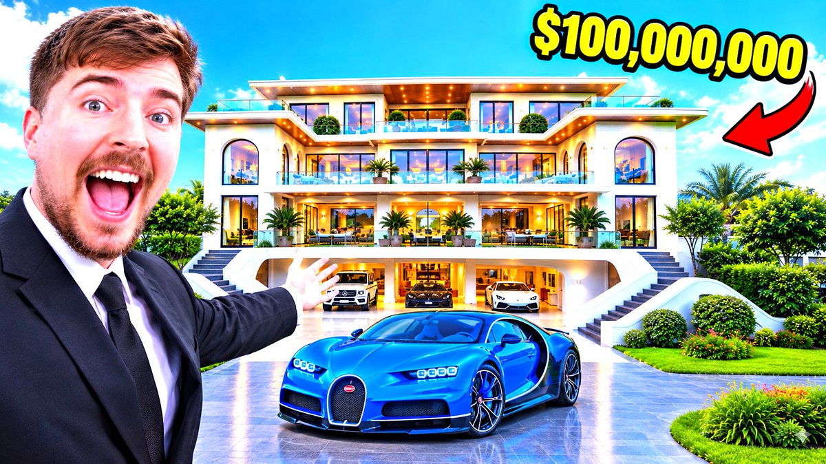 ThumbnailStdio's tweet photo. New thumbnail for@MrBeast
Follow is appreciated!  
🔥 I only use AI for details and graphics!  
#photoshop #design #thumbnails https://t.co/Nnl6CzDPJA