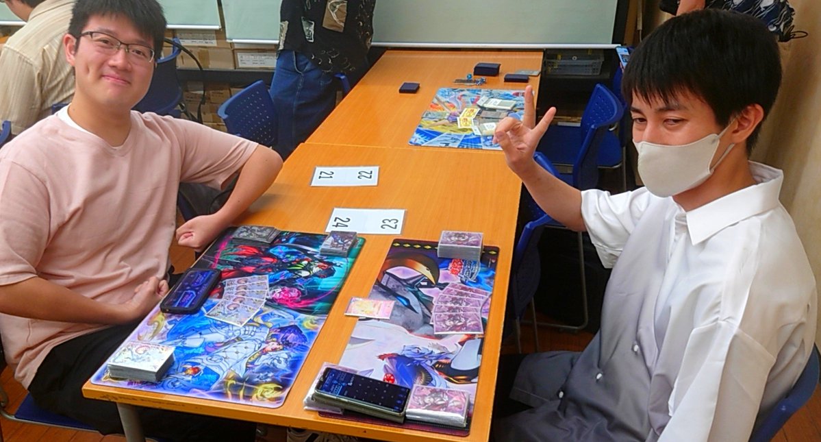 Mogi_cup's tweet photo. 【第24回  #Mogi杯 個人戦 準決勝】

そーとくん【エルフェンノーツ】VS もん【異解△】

かずま【トゥーン鉄獣戦線】VS あきぜ【ドラゴンテイル】

準決勝開始しました🔥
期待の新星【異解△】の進撃が止まらない⋯‼️👽 https://t.co/8pRreA2eR1