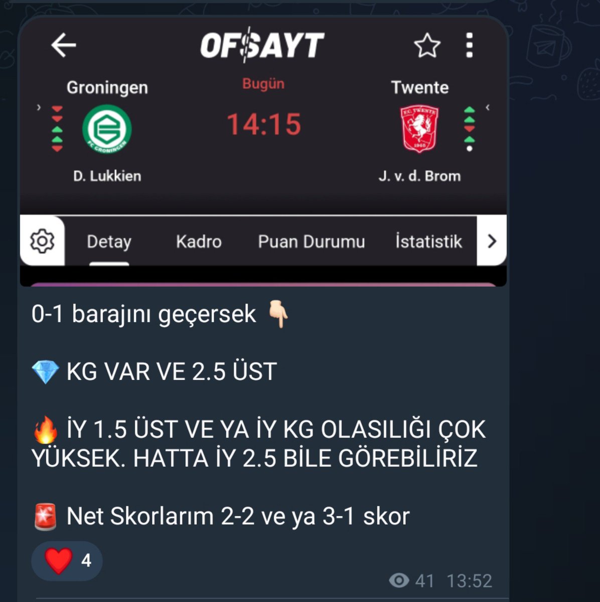 Scoreseer1's tweet photo. Helal olsun diyorum 

Telegrama gelin telegrama 👇🏻

https://t.co/QC3mlFSe3Q https://t.co/QyAmLFE5JQ