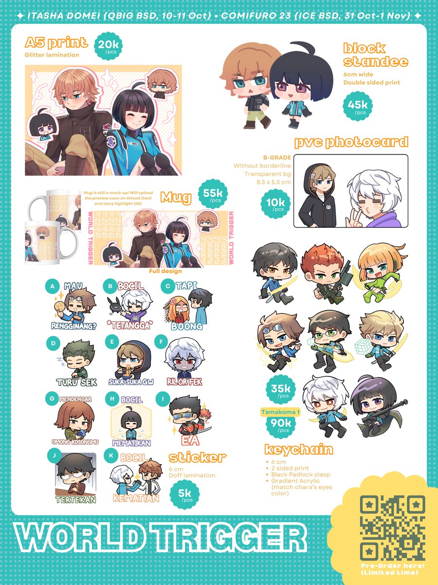 shiruchi13's tweet photo. PO form: https://t.co/hNHkgkah4d
Feel free to ask anything on reply or DM👍
#CF23 #comifuro23 #itashadomei https://t.co/tWkBKUPqTA