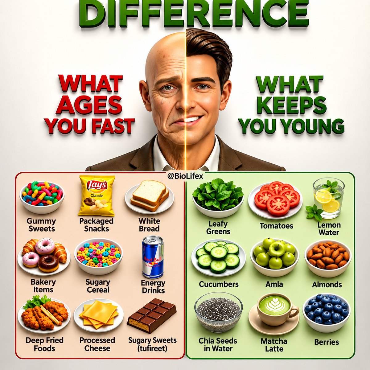 BioLifex's tweet photo. What you eat matters. https://t.co/anIb54XKuM