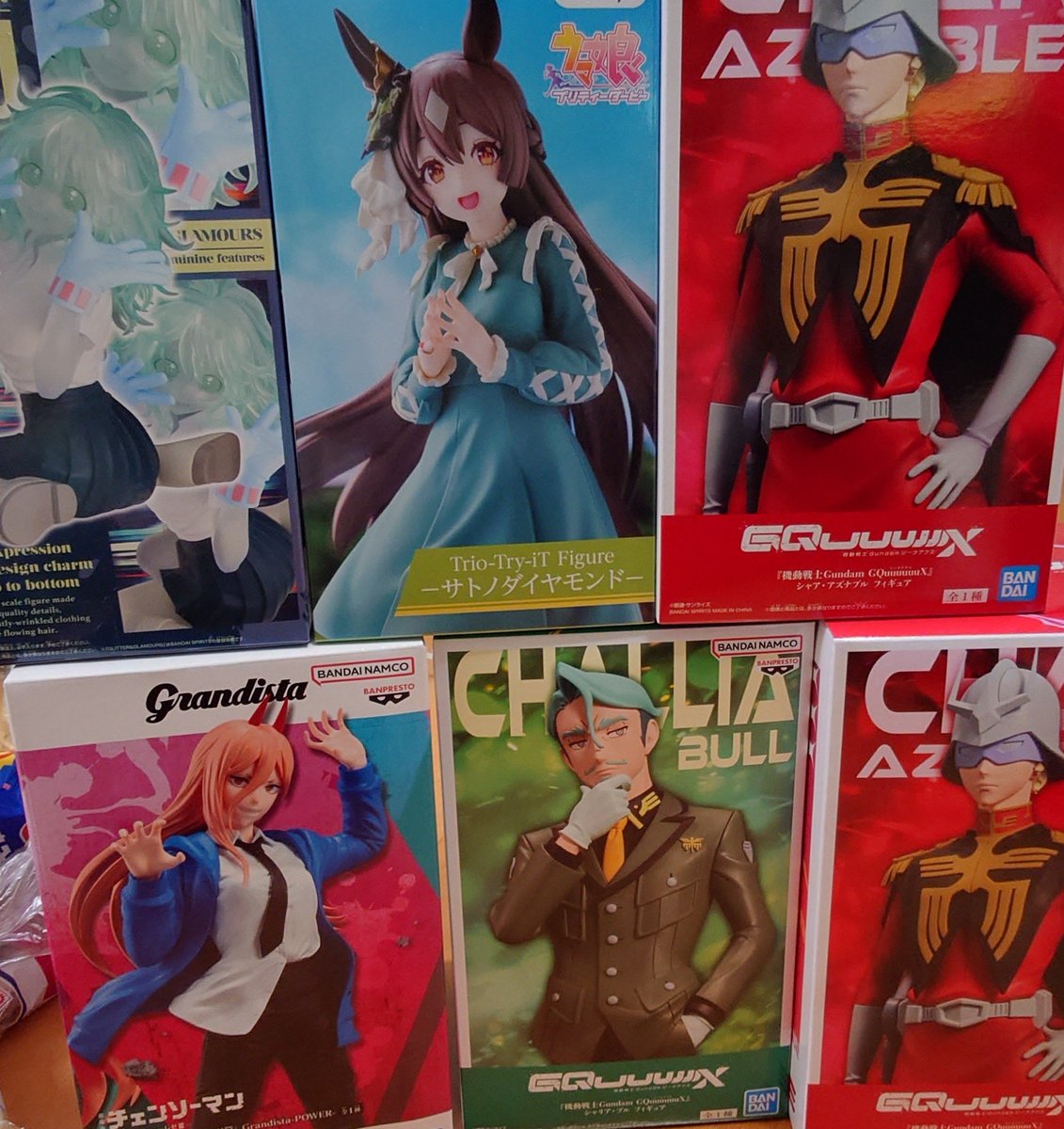 YMIR_MIN's tweet photo. あと、最近のゲーセンはフックやリングばかりでなんも取れないので、むしゃくしゃしていっぱいフィギュアを取った https://t.co/HbWMG85Qil