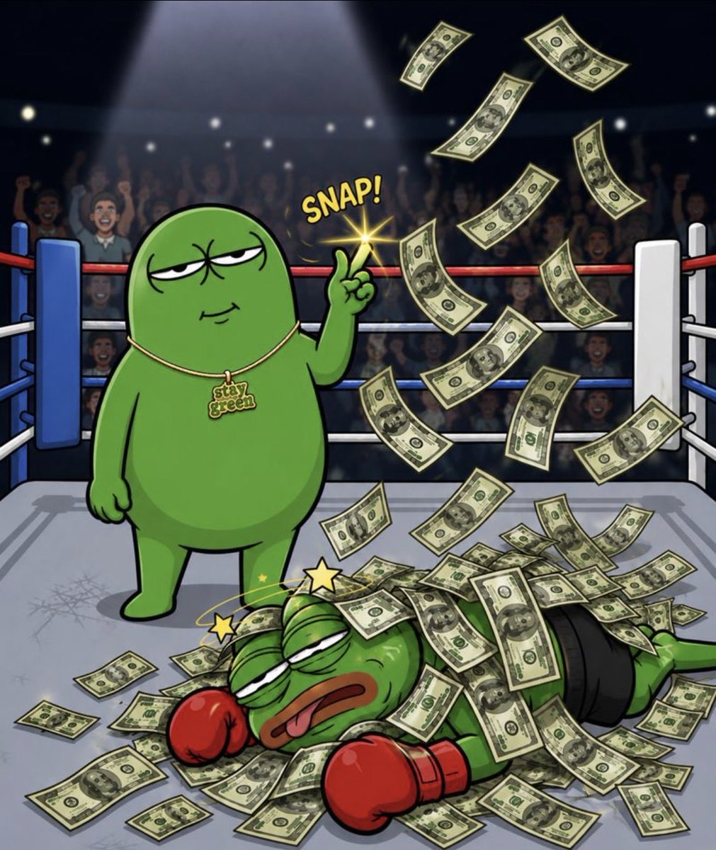 Memecollector90's tweet photo. @Sonicdyor $morphy stay green https://t.co/xann9TwIde