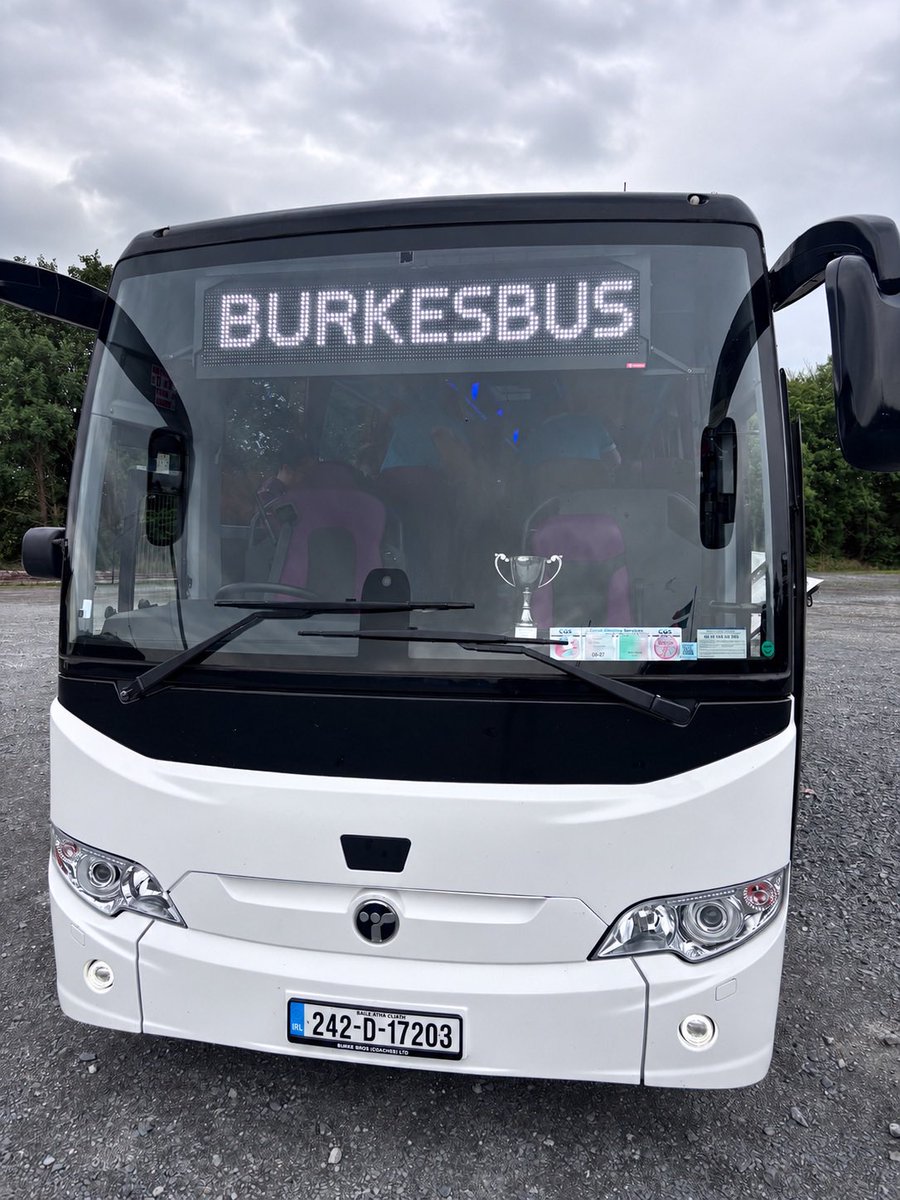 Burkesbus's tweet photo. Congratulations to the Galway Masters Footballers - 2026 Challenge Cup All-Ireland Champions🏆
Final scoreline after extra-time:
Galway 0-13
Cork 1-09
A very proud day for everyone #GaillimhAbú
#Transport #MastersFootball #Champions #BusLife https://t.co/9tvduVIffN