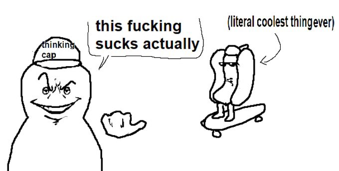 PyroObvious's tweet photo. @VioletFl0werz This image basically sums up people that dislike DT just because of the premise. https://t.co/cGW4RcAVzn