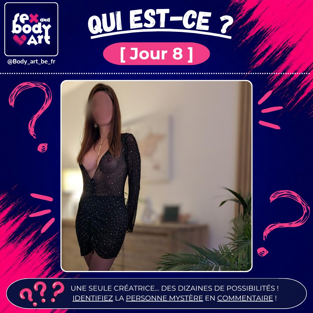 Body_Art_be_fr's tweet photo. Challenge #QuiEstCe

[Jour 08]

Quelle créatrice se cache derrière cette photo ? 🤔
Sauriez vous le deviner ? 🔍
Identifiez la en commentaire 🔥

Des indices seront postés durant la journée en fonction de la difficulté 🕵️‍♀️ https://t.co/KH3jqS27pS