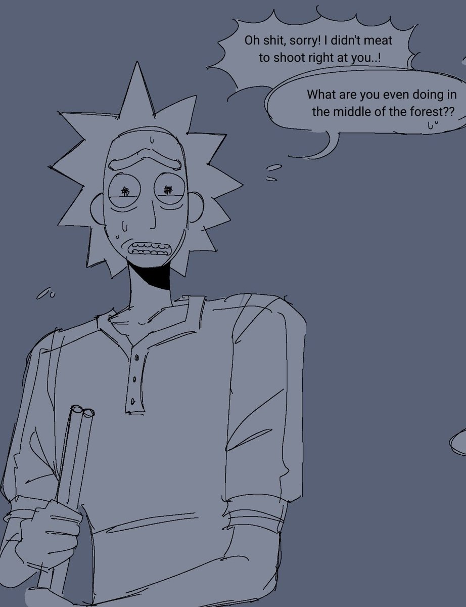 TypicalIkon's tweet photo. definitely not the c137 he knows 
(i just need to get this ted interaction out of my system)

im forced to draw with my fingers again... ))
#prickcest https://t.co/fx8HsnKGF7