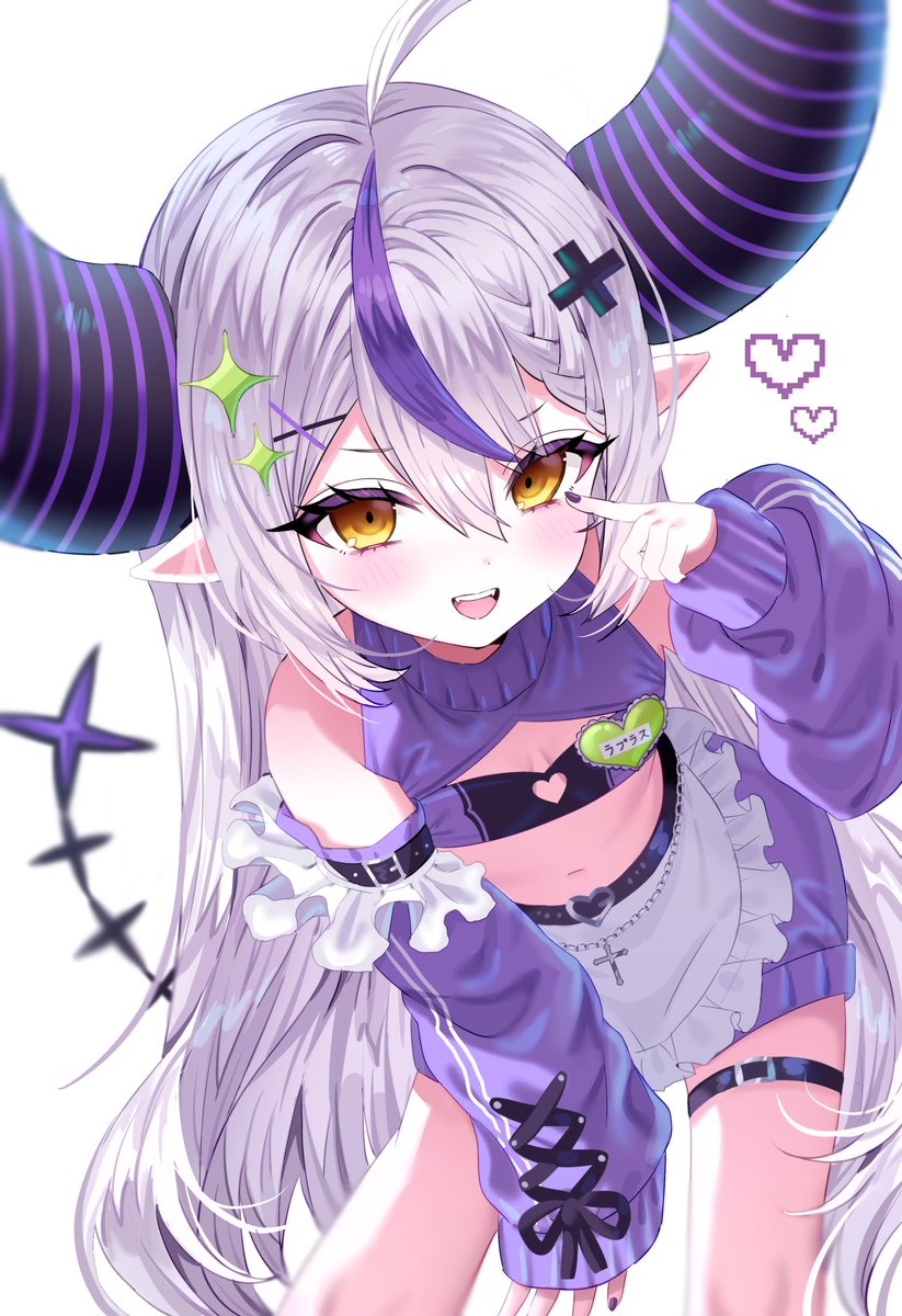 Amano_r1ko's tweet photo. ジャージメイド💜 #laplus_artdesu https://t.co/O2wBNsDcN4