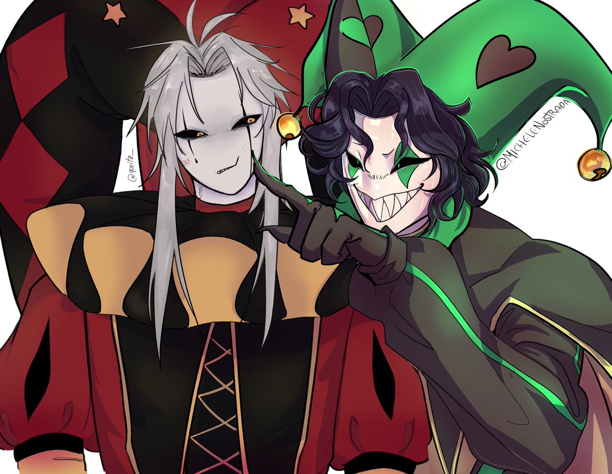 quxit0_'s tweet photo. Colab with @Michelenostrada 💕

ma lil boys 

#pierrot #harlequin #thefreakcircus #tfc #thefreakcircusPierrot #thefreakcircusharlequin #colab https://t.co/QXLIr3MLv3