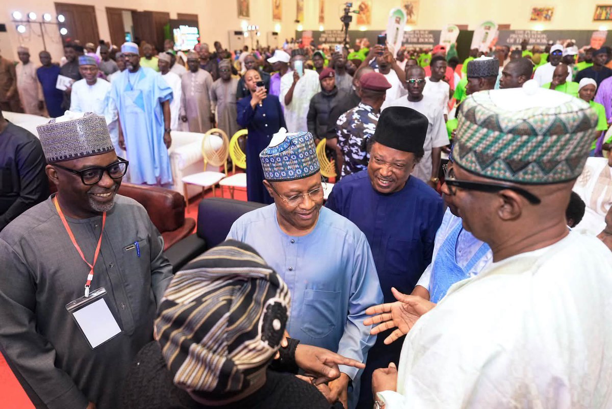 Byntotoo's tweet photo. DISTINGUISHED GUESTS ARRIVE

Leading human rights activists, pro-democracy advocates and elder statesmen have arrived for the launch of Gani Fawehinmi and Uba Sani: A Tale of Mentor and Mentee, celebrating justice, mentorship and democratic values. https://t.co/S0f27aQ7dX